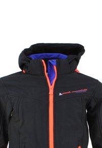 Peak Mountain GAMALA - Veste softshell - noir corail