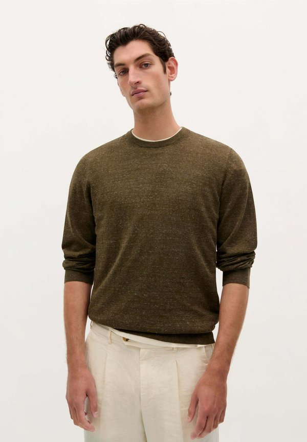 SUMMER MARAIS - Strickpullover - dark khaki