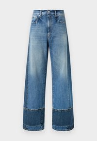 IDALYA - Platėjantys džinsai - medium blue