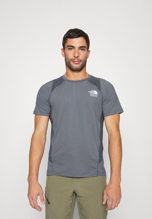 GLACIER GRAPHIC TEE - T-shirt con stampa - vanadis grey light heather