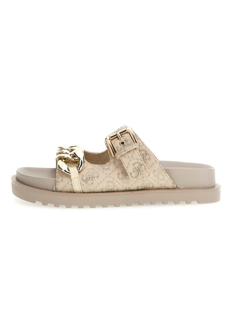 Guess - FADEY 4G-LOGO - Mules - goldenfarbe, Enlarge