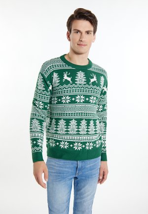 X-MAS MIMO - Neule - grün weiss