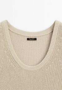 Massimo Dutti Strickpullover - light brown