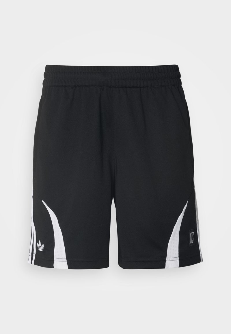 adidas gazelle silver green womens adidas Originals Superstar Pack Shorts - Black main image 0