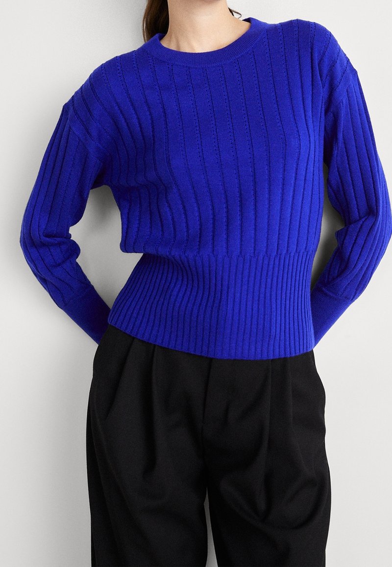 BOSS Strickpullover - blue