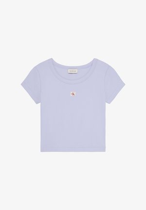 Calvin Klein Jeans, LABEL - T-shirt basic - cosmic sky