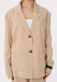 Modanisa REFKA EXCLUSIVE - Abrigo corto - light brown