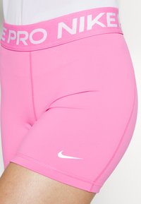 Nike Performance SHORT - Leggings - pinksicle/white