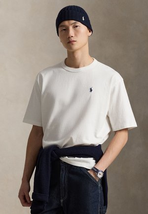 RELAXED FIT JERSEY CREWNECK T-SHIRT - Βασικό μπλουζάκι - white