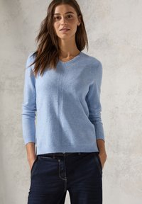 Cecil PULLOVER MIT V-AUSSCHNITT - Neule - blau