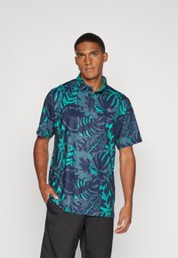 Puma Golf GLITCH  - Polokošeľa - deep navy/sparkling green