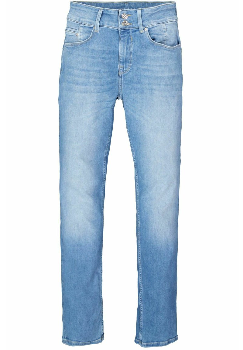 Garcia CARO 285 SLIM CURVED - Slim fit jeans - medium used/blauw denim ...