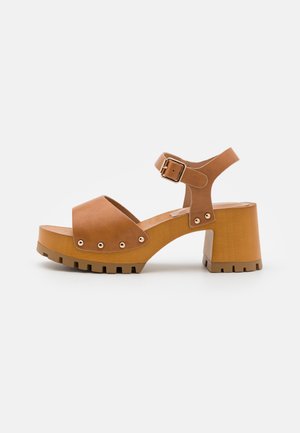 SPINNEY - Clogs - cognac