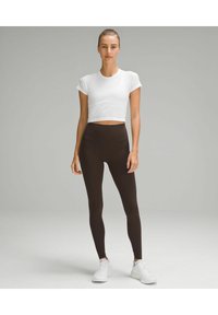 lululemon WUNDER TRAIN HIGH-RISE 71CM - Tights - espresso