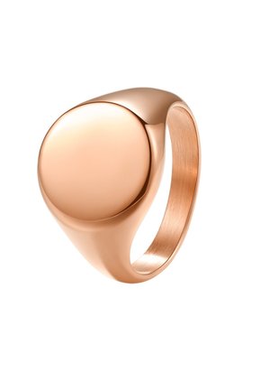 ROUND SIGNET - Ring - rose gold-coloured