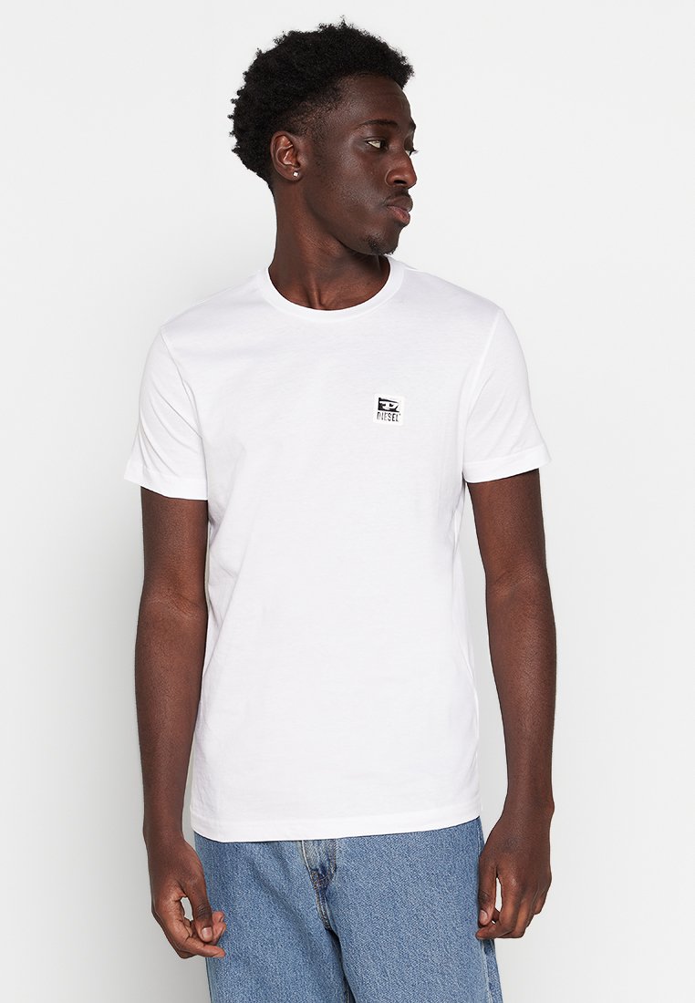 Diesel T-shirt basic wit Diesel T-shirt basic wit