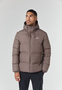 CLOSURE London LOGO RACER PUFFER JACKET - Ziemas jaka - brown