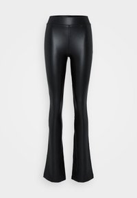 ONLSTAR SLIT LEA - Housut - black