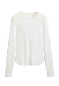 LONG SLEEVE RIB - Pitkähihainen paita - stone