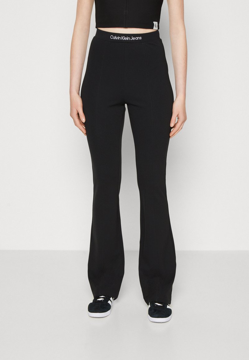 Calvin Klein Jeans LOGO ELASTIC MILANO Legging black/noir ZALANDO.FR