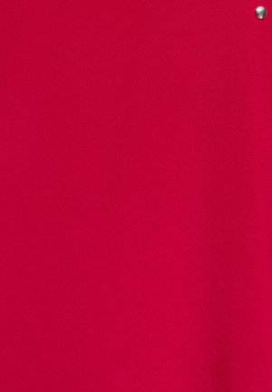 PULL&BEAR, HALTER-NECK MINI DRESS WITH V-NECK AND STUDS - Robe de jour - red