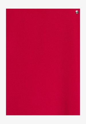 PULL&BEAR, HALTER-NECK MINI DRESS WITH V-NECK AND STUDS - Robe de jour - red