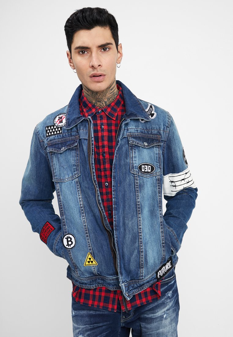 Be Edgy DUSTY - Giacca di jeans - blue denim/blu denim - Zalando.it