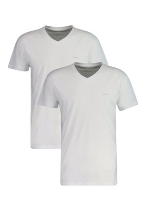 KURZARMSHIRT 2-PACK - T-Shirt basic - weiß