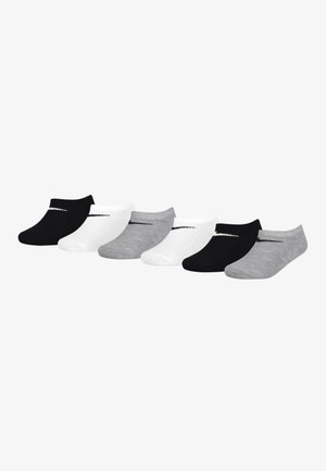 Nike Sportswear BASIC NO SHOW 6 PACK - Κάλτσες - black/grey/white