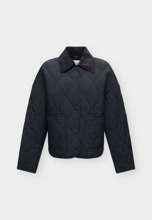 Marc O'Polo DENIM, QUILTED OVERSHIRT - Ελαφρύ μπουφάν - black