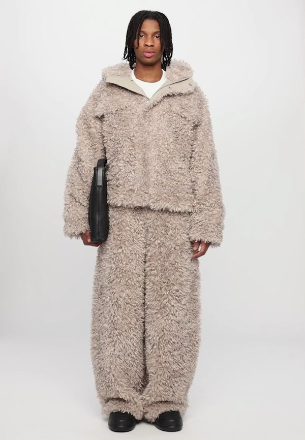 Tracksuit bottoms - khaki beige4