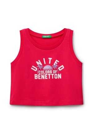 TANK WITH GLITTER  - Top - pink