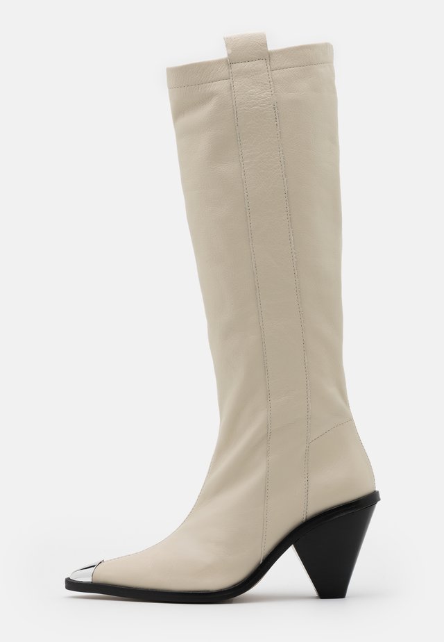 TULIP POINT KNEE - Botas - buttermilk