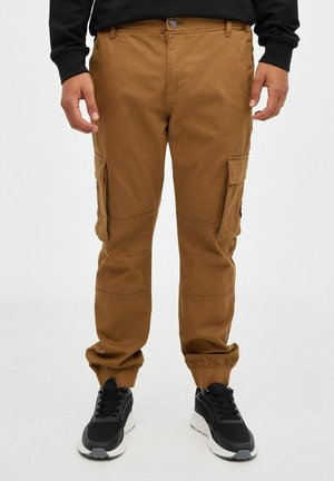 INSIDE JOGGER PERNERAS CON BOLSILLOS - Pantalones cargo - marrón