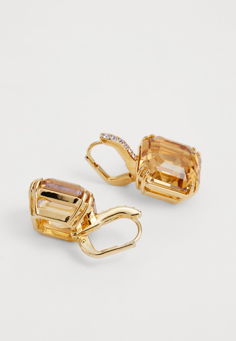 Swarovski MILLENIA SQUARE - Earrings - light colorado/gold 