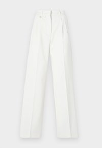 YANA TAILORED WIDE PANTS - Pantalon classique - white