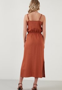 LELA Nappali ruha - brick red
