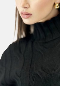 Elara Strickkleid - schwarz