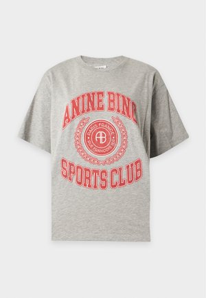 ANINE BING, CADE TEE COLLEGIATE - Camiseta estampada - grey