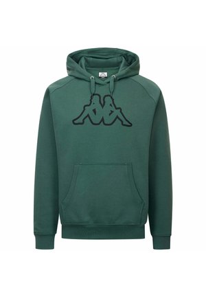 Felpa con cappuccio - green duck