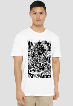 TMNT TAKE DOWN SHREDDER - Print T-shirt - white
