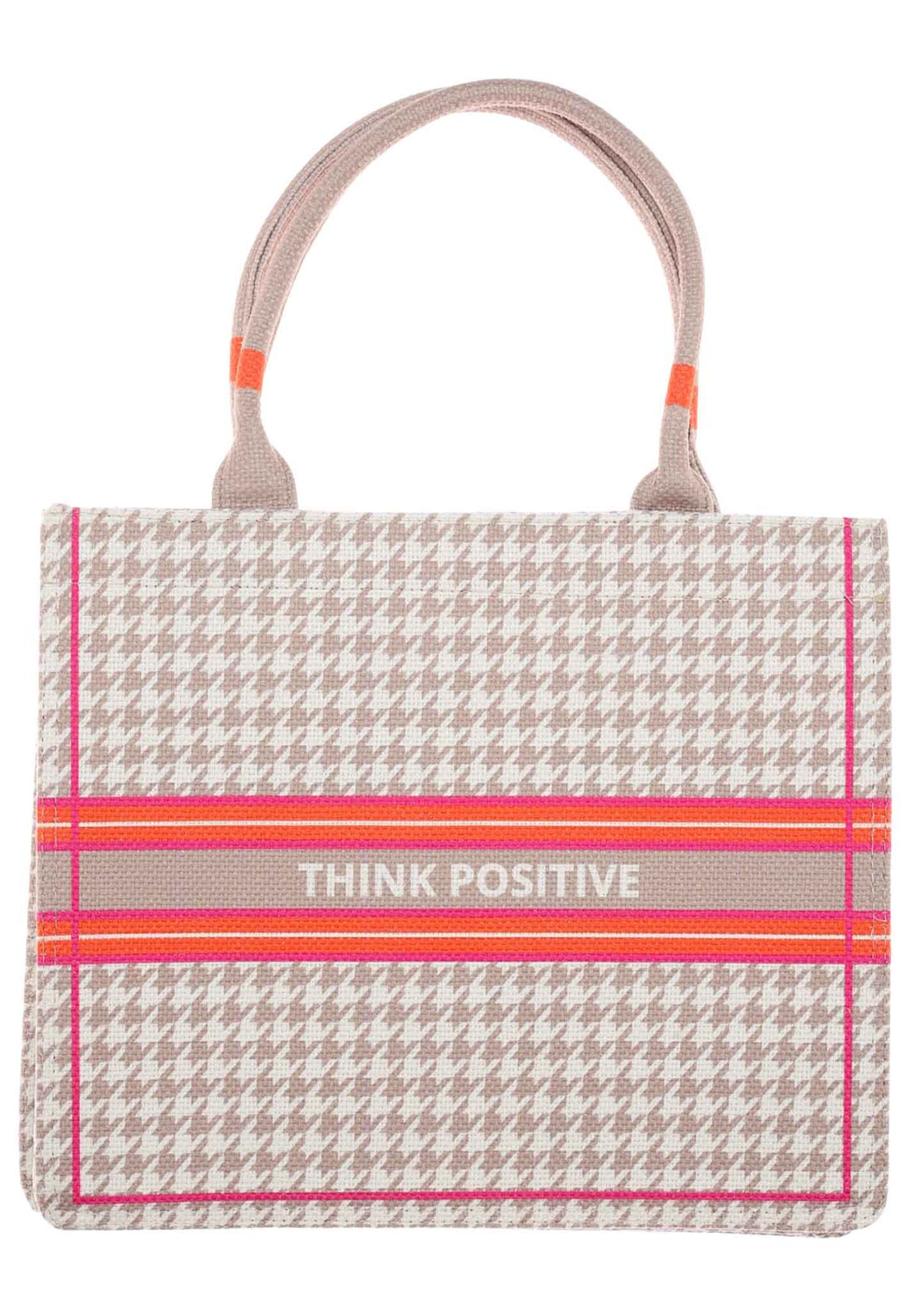 Zwillingsherz BOOK Tote bag beige Zalando