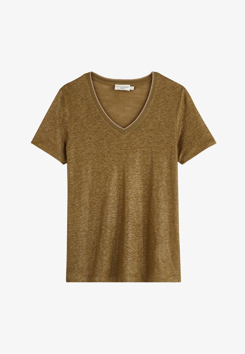 Linen Shirt Tee Shirt Monoprix Homme Monoprix COL V IRISÉ T-shirt