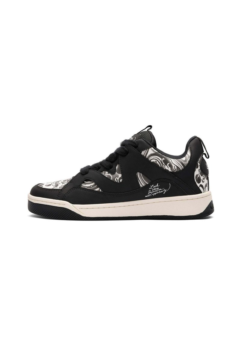 Ed Hardy WAVE OVER - Zapatillas skate - black/white