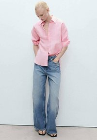 Mango Button-down blouse - light pink