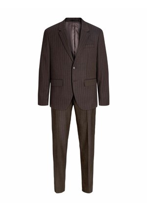 Jack & Jones, SINGLE BREASTED BLAZER AND TAILORED TROUSERS JPRMARTIN SLIM FIT SUIT - Traje - chocolate torte