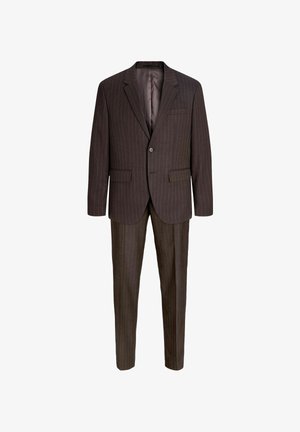 Jack & Jones, SINGLE BREASTED BLAZER AND TAILORED TROUSERS JPRMARTIN SLIM FIT SUIT - Traje - chocolate torte