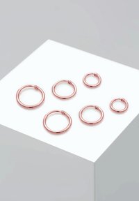 Elli 3 PACK - Øreringe - rosegold-coloured