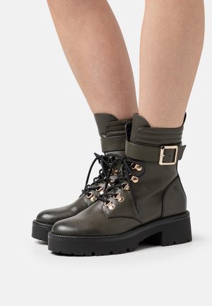 Tamaris Platform ankle boots - khaki