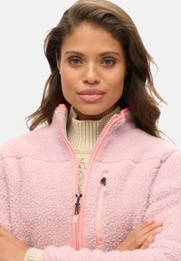Superdry & Co FULL ZIP - Giacca in pile - pink